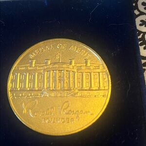 Republican Presidential Task Force Medal of Merit Coin Ronald Reagan